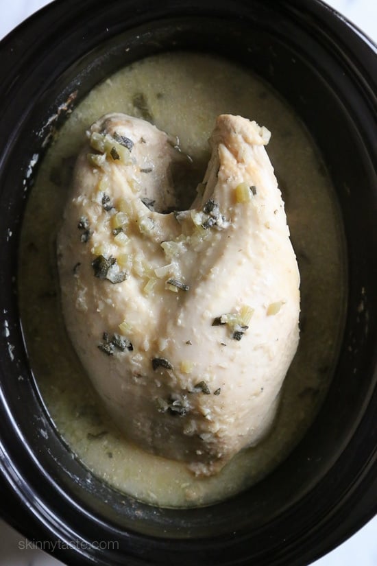 Looking for an easy way to prepare turkey breast that doesn't require too much attention, this is it! Juicy turkey breast with a rich turkey gravy, all in your slow cooker. 