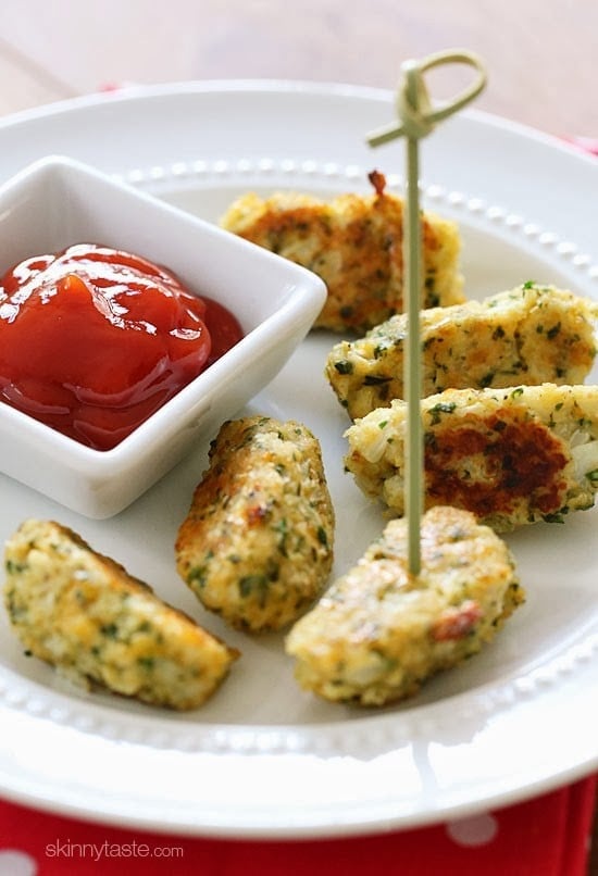 These kid-friendly cauliflower tots are so good, they won't realize they are eating cauliflower. 