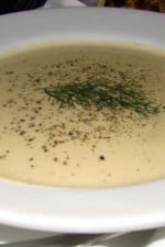 When I was a kid, we had homemade soup every night before our meal and my Dad's Cauliflower Soup was always a favorite of mine. This is the perfect quick and easy low fat, low carb soup.