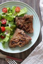 This is my easy go-to recipe for grilled lamb loin chops which can be made indoors or out!