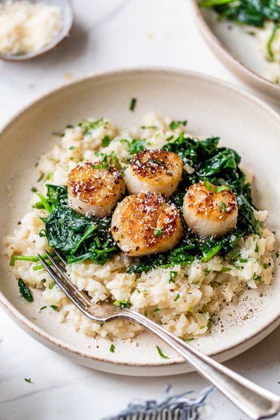 risotto met coquilles
