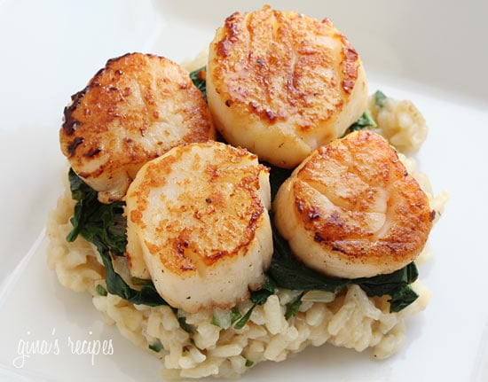 Scallops Over Wilted Spinach Parmesan Risotto,Hedgehog Pet Pictures