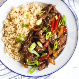 This is the BEST pepper steak recipe, it's easy, ready in under 20 minutes and it's always a winner with my family. SO good, you'll never buy restaurant pepper steak again!