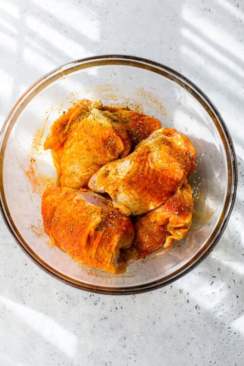 season chicken with sazon