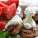 Greek Turkey Meatballs slathered with Tzatziki sauce, great over rice, with chickpea salad or served as an appetizers. Also great for make-ahead meal prep lunch.