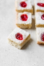 Strawberry Squares, these delicious baked treats are easy to make, feel free to use your favorite pie filling flavor!