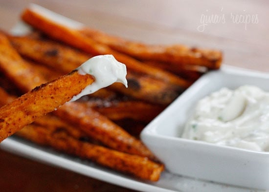 Baked or air-fried, these healthy sweet potato fries are made with a fraction of the oil that would be used if deep frying. They are so much lighter, with the perfect balance of spicy, smokey and sweet.