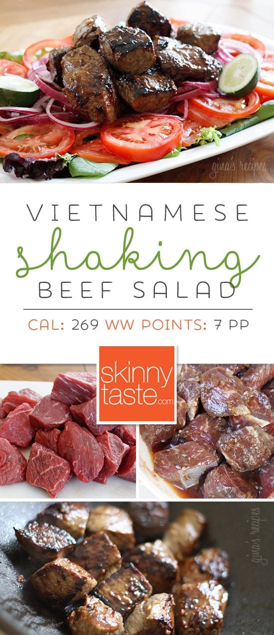 Vietnamese Shaking Beef (Bo Luc Lac) – an easy delicious steak salad with exotic flavors