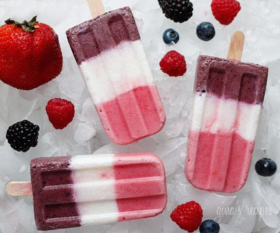 Berry Yogurt Popsicles Image