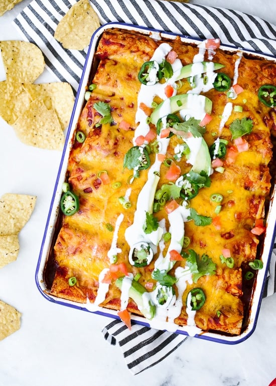 My favorite chicken enchilada recipe of all time!!