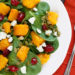 The sweet-salty combination of the roasted butternut squash, dried cherries and gorgonzola cheese along with the slight crunch of the pumpkin seeds topped with a honey dijon vinaigrette will have you savoring every bite of this spinach salad!
