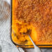 Mashed Sweet Potatoes Brulee are seasoned with with a hint of cinnamon and nutmeg topped with a caramelized brown sugar crust. Sweet potatoes are a must for Thanksgiving and this dish will be a hit on your Holiday table.