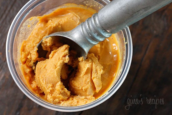 Pumpkin Ice Cream – All the flavors you love about pumpkin pie, only frozen! This sherbet is creamy and perfectly spiced, made with milk, pumpkin puree, and spices.