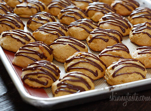Pumpkin Spice Cookies with Chocolate Glaze - Skinnytaste