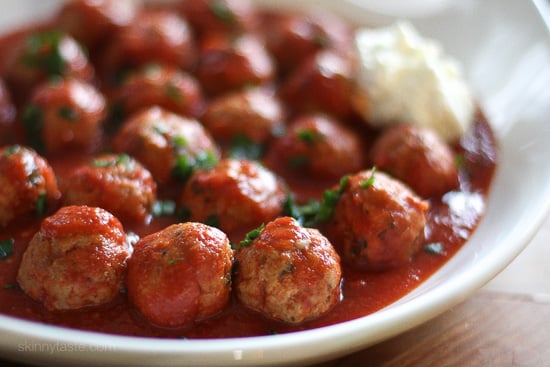 Delicious Italian turkey meatballs, all made in the slow cooker. No baking or frying required!