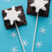 Smores Pops – Chocolate graham crackers coated with melted chocolate and marshmallows on a stick. A fabulous winter treat whether you want to make them as favors or just have fun making them with the kids.