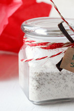 Beautiful specks of vanilla beans are combined with sugar to make a simple yet impressive handmade gift.