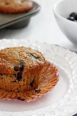 Yes, these blueberry muffins are insanely good! Hard to believe they are light. Think baked oatmeal, but in the form of a muffin... so moist and they are just as good the next day.