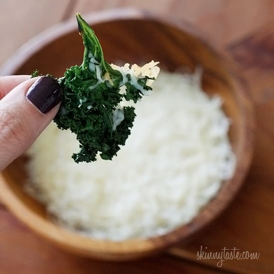 Baked Parmesan Kale Chips Image