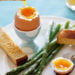 Strips of whole wheat toast "soldiers" and crisp tender asparagus dipped into a soft boiled egg, if that's not the perfect Spring breakfast, I don't know what is!
