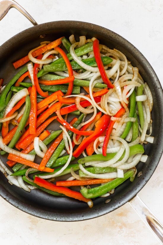 Saute the veggies