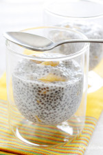 I'm addicted to coconut, combine that with mango and I'm in heaven! And, using chia seeds make an easy, healthy pudding which requires no cooking! Genius!
