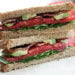 BLT with Avocado sandwich for the bacon lovers in your life! Bacon, lettuce, tomato and avocado on toasted whole grain bread, a quick healthy lunch.