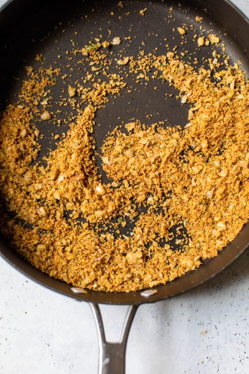 toasted breadcrumbs with shallots