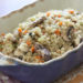 This savory quinoa stuffing is a delicious, protein-packed, gluten-free alternative to traditional stuffing.