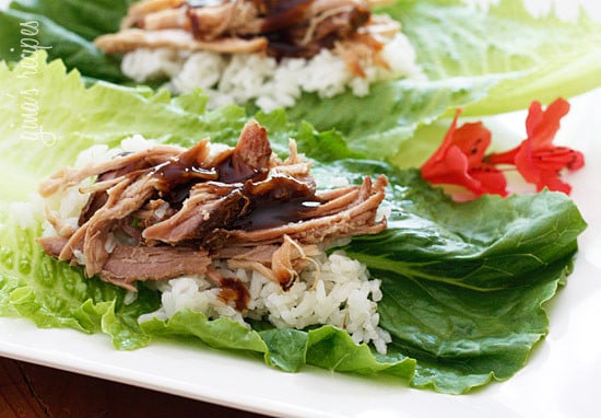 This EASY 3-ingredient slow cooker kalua pork dish has become a staple in my house! We make it at least once a month because it's SO easy and it makes enough for several meals!