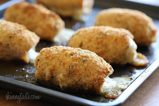 This healthy Chicken Cordon Bleu recipe is a family favorite! Stuffed with ham and cheese then breaded and baked or made in the air fryer.