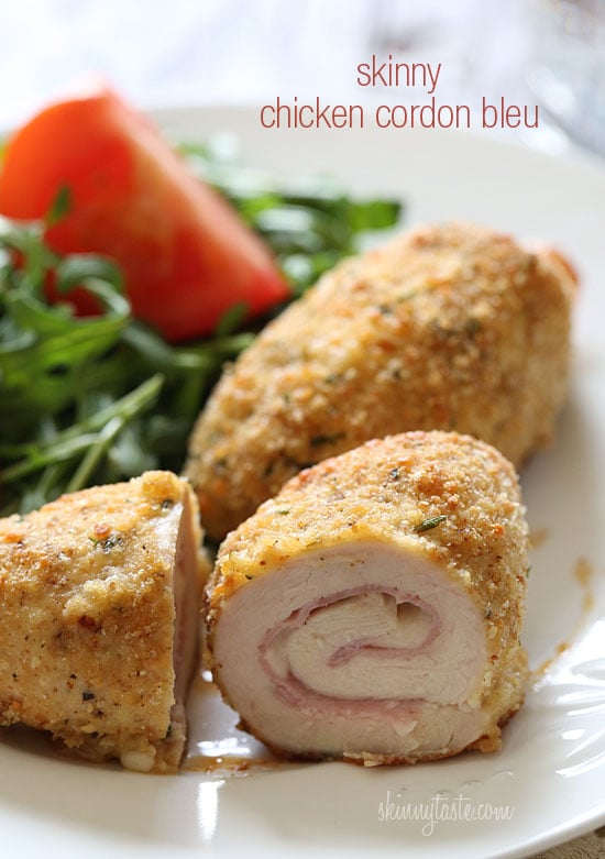 Baked Chicken Cordon Bleu (Air Fryer Directions included)