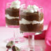 Skinny chocolate parfaits are a rich, creamy chocolate treat made from semi-sweet chocolate, fat-free milk, vanilla and cornstarch. Layered with a little whipped cream, it's a perfect ending to a special dinner.