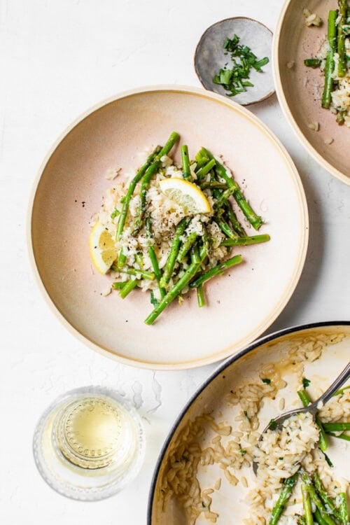 Spring Asparagus Risotto with Lemon - Skinnytaste