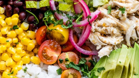Salsa Verde Chicken Bowl