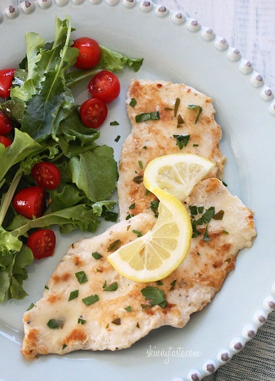 Chicken Francese is an Italian-American dish made with sautéed chicken cutlets with a lemon-butter and white wine sauce. It's my husband's favorite dish, so it's always on rotation in my house!
