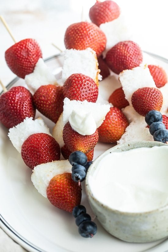 strawberry blueberry skewers
