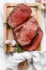 Garlic Lovers Roast Beef is my family's favorite roast beef recipe, so flavorful and loaded with garlic as the name implies.