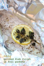 This super easy method for grilled fish in foil packets is pretty fool proof, and you can use any fresh fish that's available to you in your area.