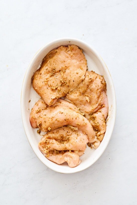 marinate the chicken