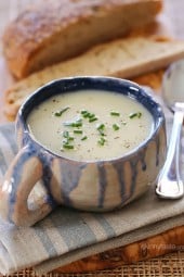 Dad's Creamy Cauliflower Soup was always a favorite growing up, and it's so easy with just 5 ingredients!