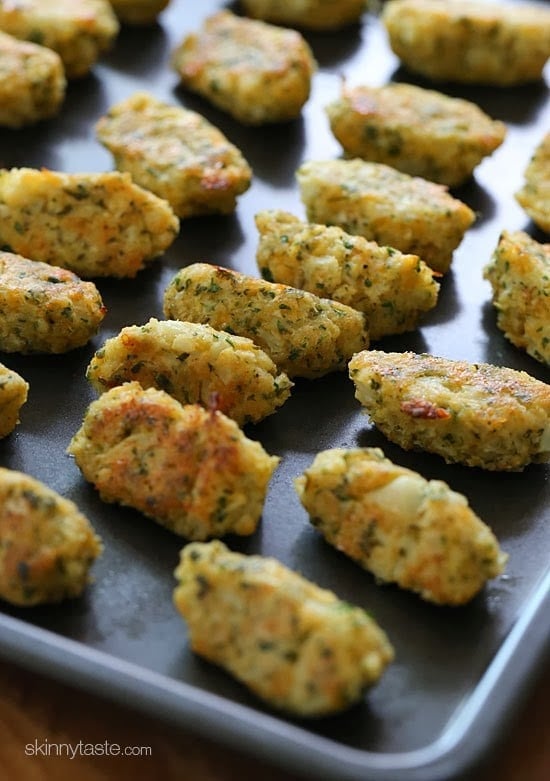 If you need a way to get your family to eat more vegetables, give these a try. These kid-friendly cauliflower tots are so good, they won't realize they are eating cauliflower. They are great as a side dish and are easy to make. 