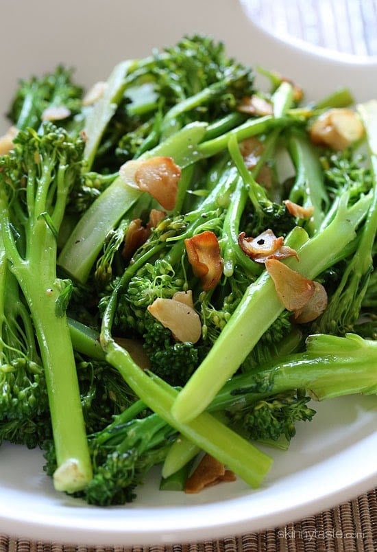 Broccolini, also known as baby broccoli, makes a fantastic, quick side dish and compliments just about anything from beef roasts, lamb, fish, turkey, chicken, lasagna and more. 