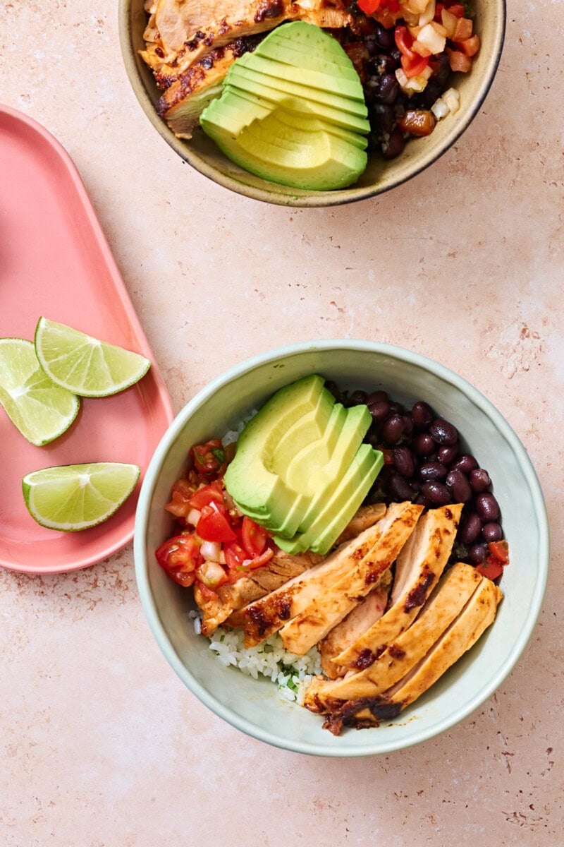 Chicken Taco Bowls (High-Protein, High-Fiber) - Skinnytaste