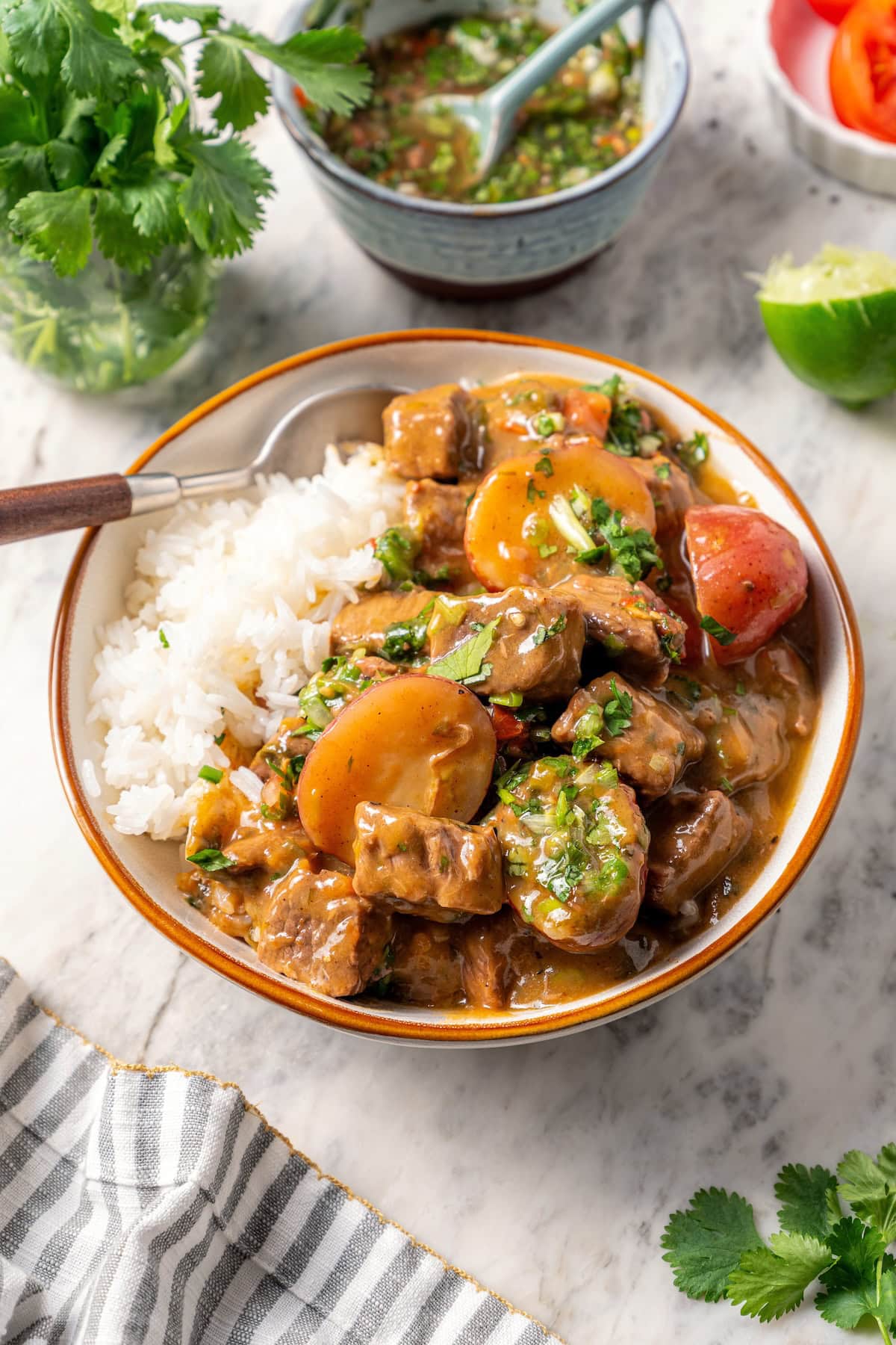 Crock Pot Carne Guisada (Latin Beef Stew)