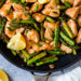 This quick weeknight Chicken and Asparagus Lemon Stir Fry is perfect for spring, made with lean chicken breast, asparagus, fresh lemon, garlic and ginger.