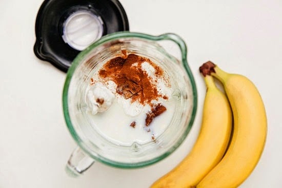 This simple Banana Date Smoothie is made with a combo of banana, dates, yogurt, honey, ice, and cinnamon, makes a refreshing and tasty concoction.