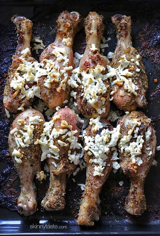 Lemon Feta Chicken with Oregano is made with Mediterranean ingredients such as lemon, oregano and feta cheese turning ordinary chicken into a spectacular dinner