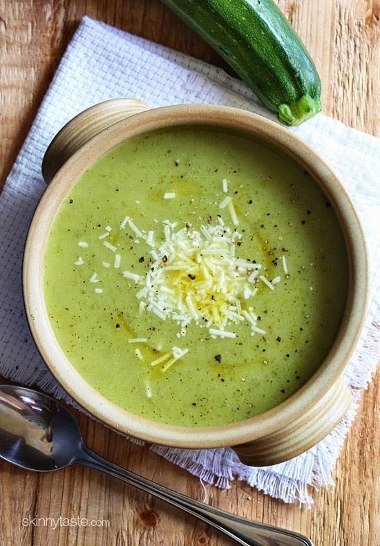 Cream of Zucchini Soup - EASY, only 5 ingredients!