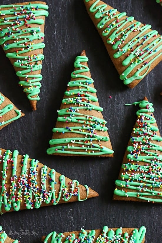 Gingerbread Christmas Tree Cookies Skinnytaste